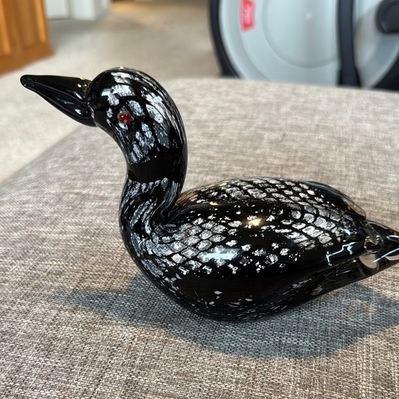 Murano Other - Murano Black and White Decor Accent with Metallic Elegance
